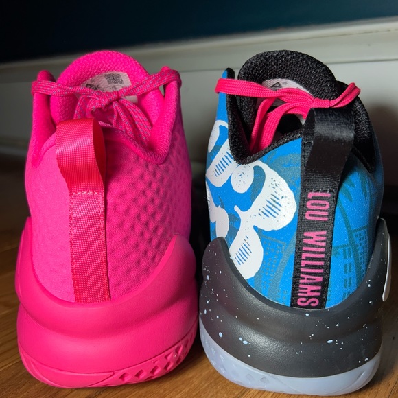Brand New Mismatched Peak Lou Williams Basketball Shoes- Message for Size - Picture 4 of 8